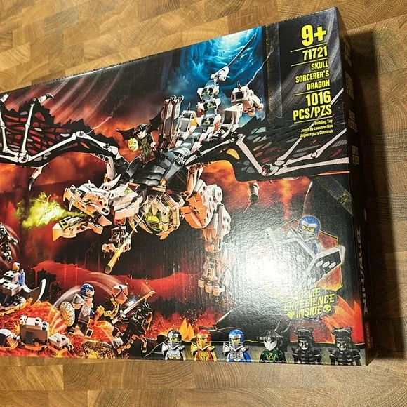 Lego 71721 Ninjago skull sorcerer's dragon building set 1016pcs New